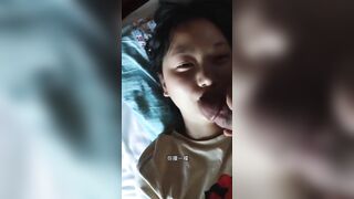 [国产]高中女友给她男友爸爸口交，不给操只能给摸而已